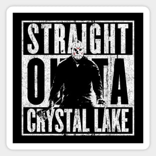 Straight Outta Crystal Lake Magnet